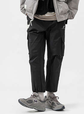 New Balance/NB正品新款男士梭织宽松耐磨休闲工装裤AMP21364-BK
