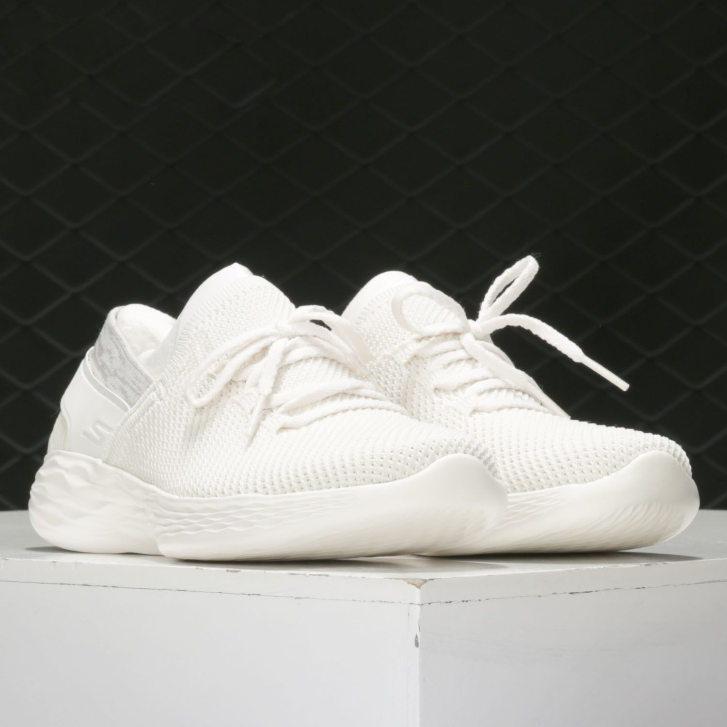 Skechers/斯凯奇正品女子一脚蹬懒人鞋时尚袜套运动鞋软底跑步鞋