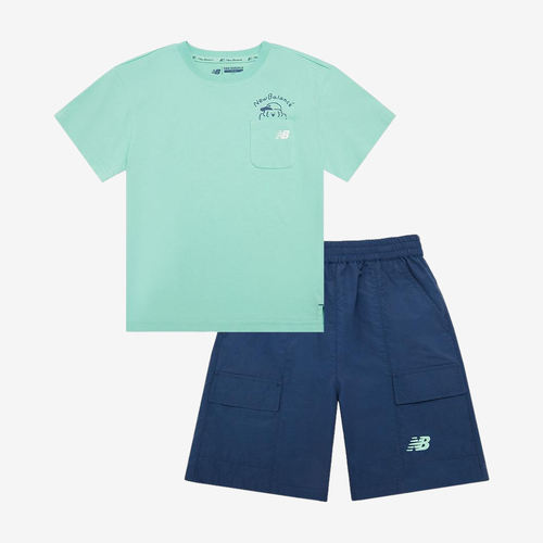 New Balance新百伦正品童休闲运动轻便舒适服装套装2SE2V063-MNT