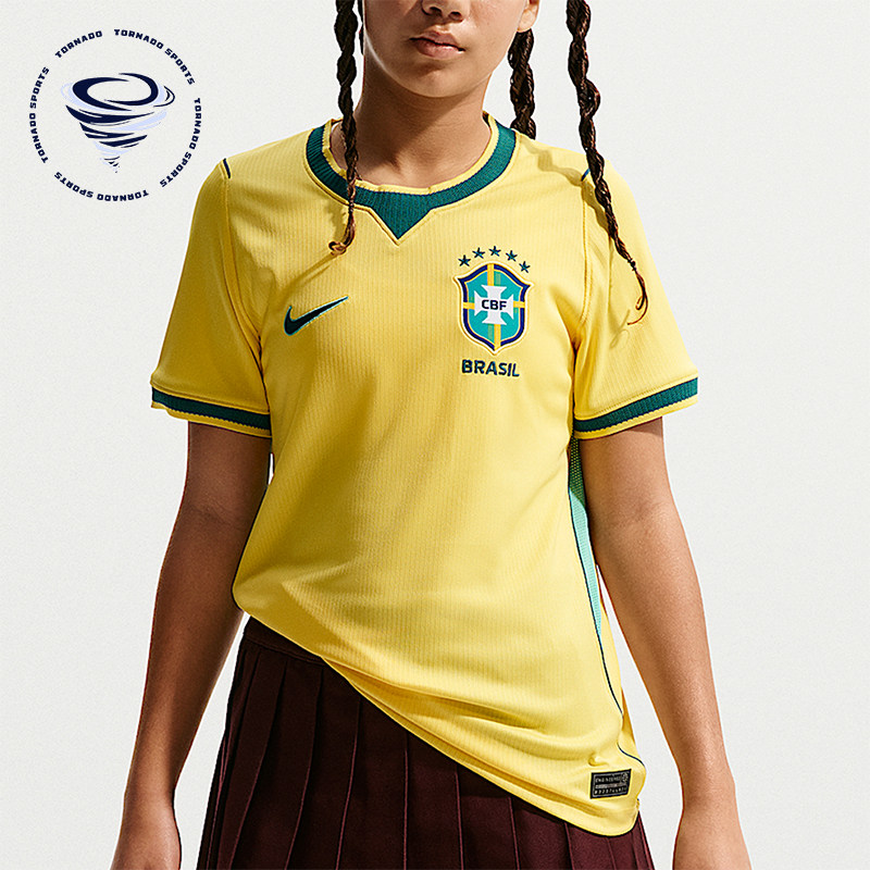 Nike/耐克正品Stadium新款儿童经典黄绿色时尚足球衣IO2231-724