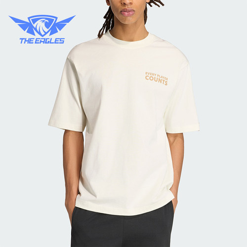 Adidas/阿迪达斯正品2026年男士运动休闲经典宽松短袖T恤KB4892