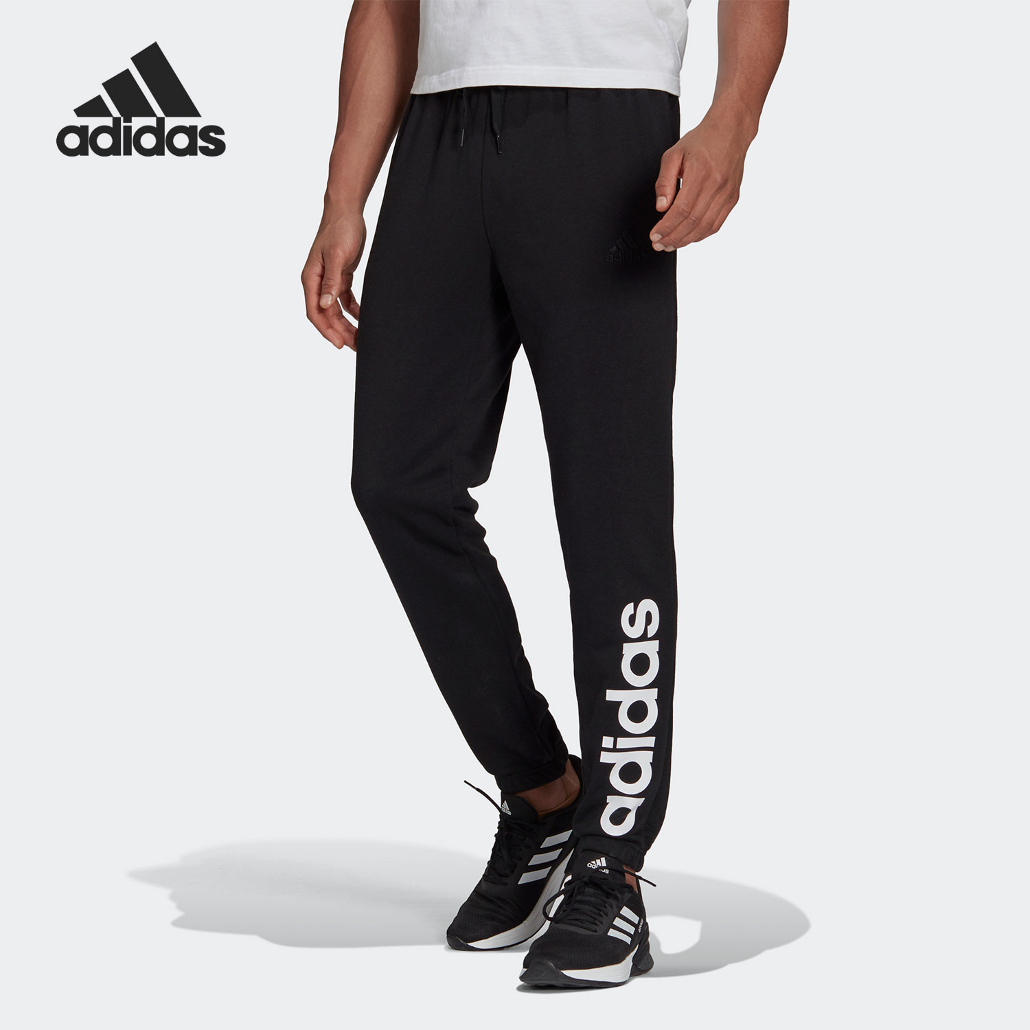 Adidas/阿迪达斯正品长裤男子新款运动裤小脚卫裤休闲裤子 GK8897