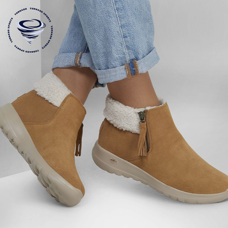 斯凯奇女士保暖休闲短靴