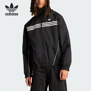 男士 Adidas JKT 三叶草FLAMES 梭织夹克IS0242 阿迪达斯正品
