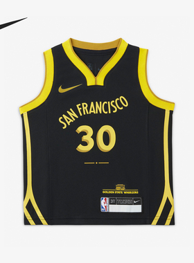 Nike/耐克正品23/24赛季金州勇士队婴童无袖背心HF5813-010