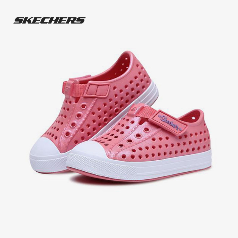 Skechers/斯凯奇正品夏季新款女小童休闲凉鞋宝宝透气洞洞鞋,童鞋/婴儿鞋/亲子鞋,凉鞋,淘宝优惠券,粉丝福利购,淘宝优惠卷