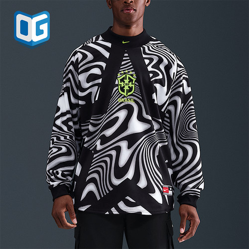 Nike/耐克正品2025男士运动圆领套头耐穿时尚足球上衣IO0795-010