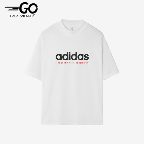 Adidas/阿迪达斯正品2025男士日常圆领套头透气耐穿短袖KG8941