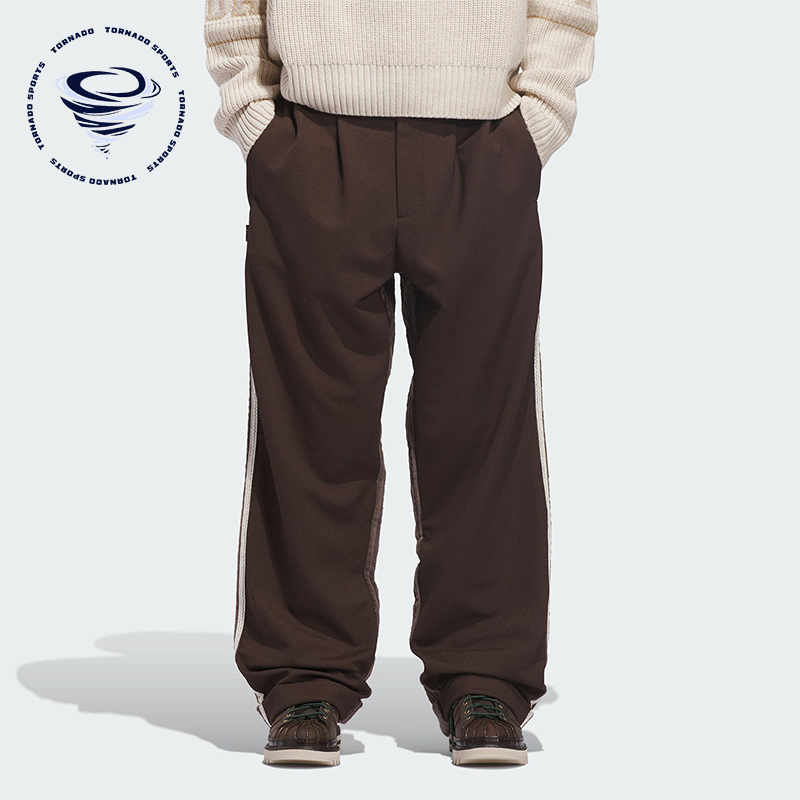 Adidas/阿迪达斯正品三叶草男女运动松紧腰针织宽松长裤JM2829