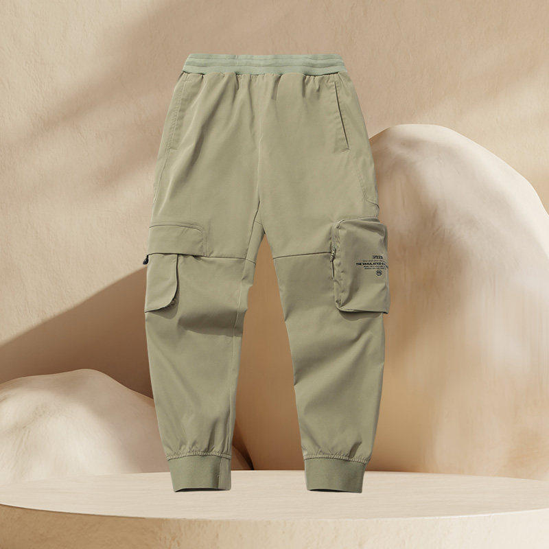 春季新款李宁休闲裤男子篮球系列帅气收口工装运动裤 AKXR039