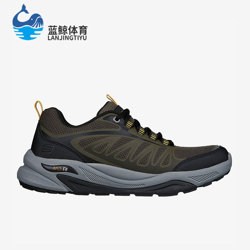 Skechers/斯凯奇正品冬季男士透气低帮耐磨户外登山运动鞋