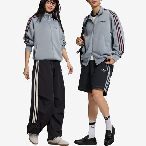 Adidas阿迪达斯正品FB KNIT TT男女立领双面针织侧袋夹克LI9477