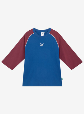 Puma/彪马正品印花宽松男女同款透气运动休闲短袖622779-67