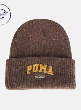 Puma/彪马正品2025年夏季男女运动保暖经典户外针织帽027233-02