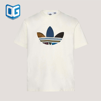 Adidas/阿迪达斯正品三叶草男士运动松弛感宽松轻盈短袖T恤KW5670