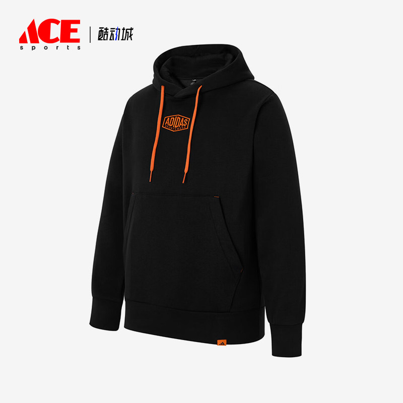 Adidas/阿迪达斯正品春秋男士保暖加绒经典复古卫衣套头衫JV8458