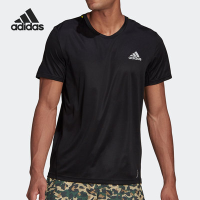Adidas/阿迪达斯正品P.BLUE TEE MEN 男子跑步运动短袖T恤 GN5707