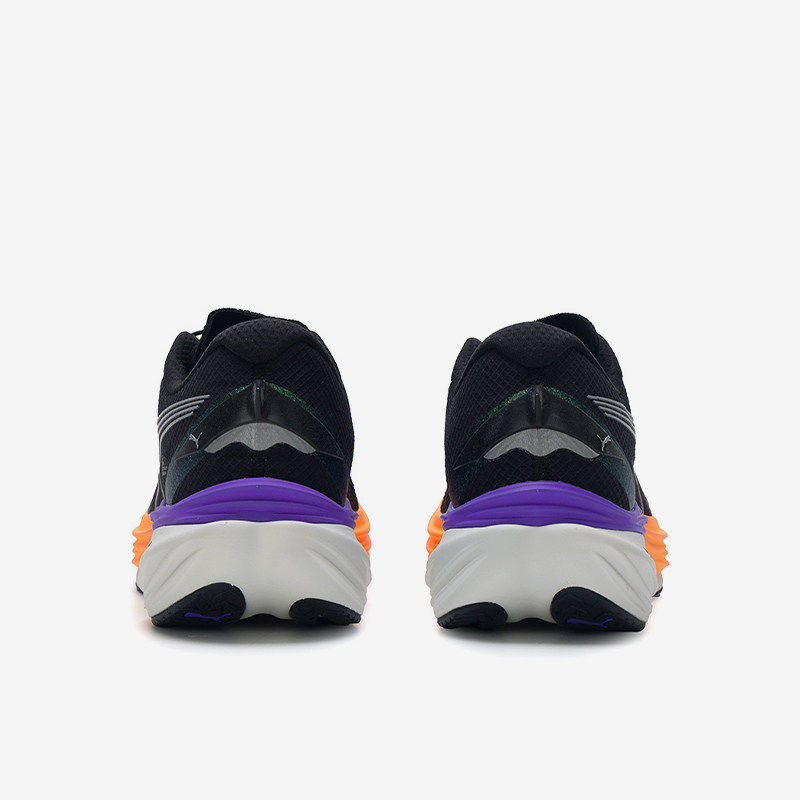 Puma/彪马官方正品男黑橙色支撑网面场馆贴合包裹训练鞋310080-02