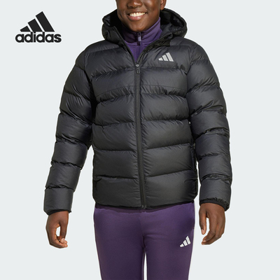 Adidas/阿迪达斯正品2025大童耐穿运动休闲简约保暖棉服JL7430