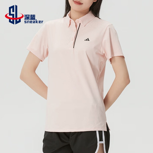 Adidas/阿迪达斯正品新款女士运动透气经典套头短袖polo衫KB4723