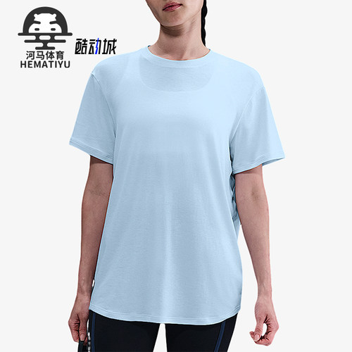 Nike/耐克正品Dri-FIT女士套头宽松运动圆领透气短袖FN2815-423