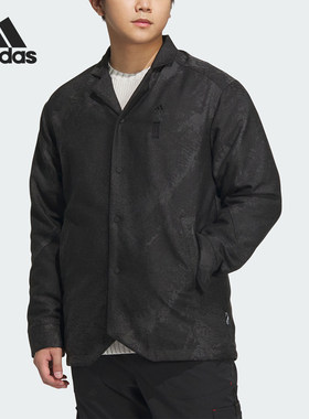 Adidas/阿迪达斯正品新款男子时尚简约单排扣运动外套IP4907
