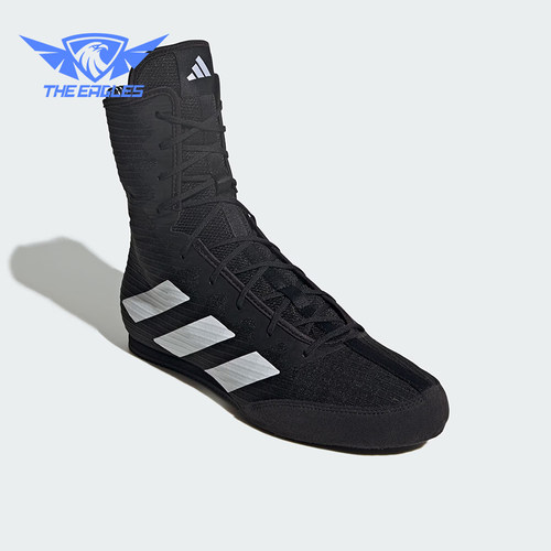 Adidas/阿迪达斯正品BOX HOG 4男女训练室内高帮拳击运动鞋JS4684