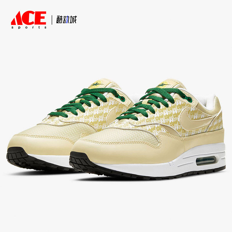Nike/耐克正品Nike Air Max 1 Premium柃檬水弹幕绿跑步鞋 CJ0609