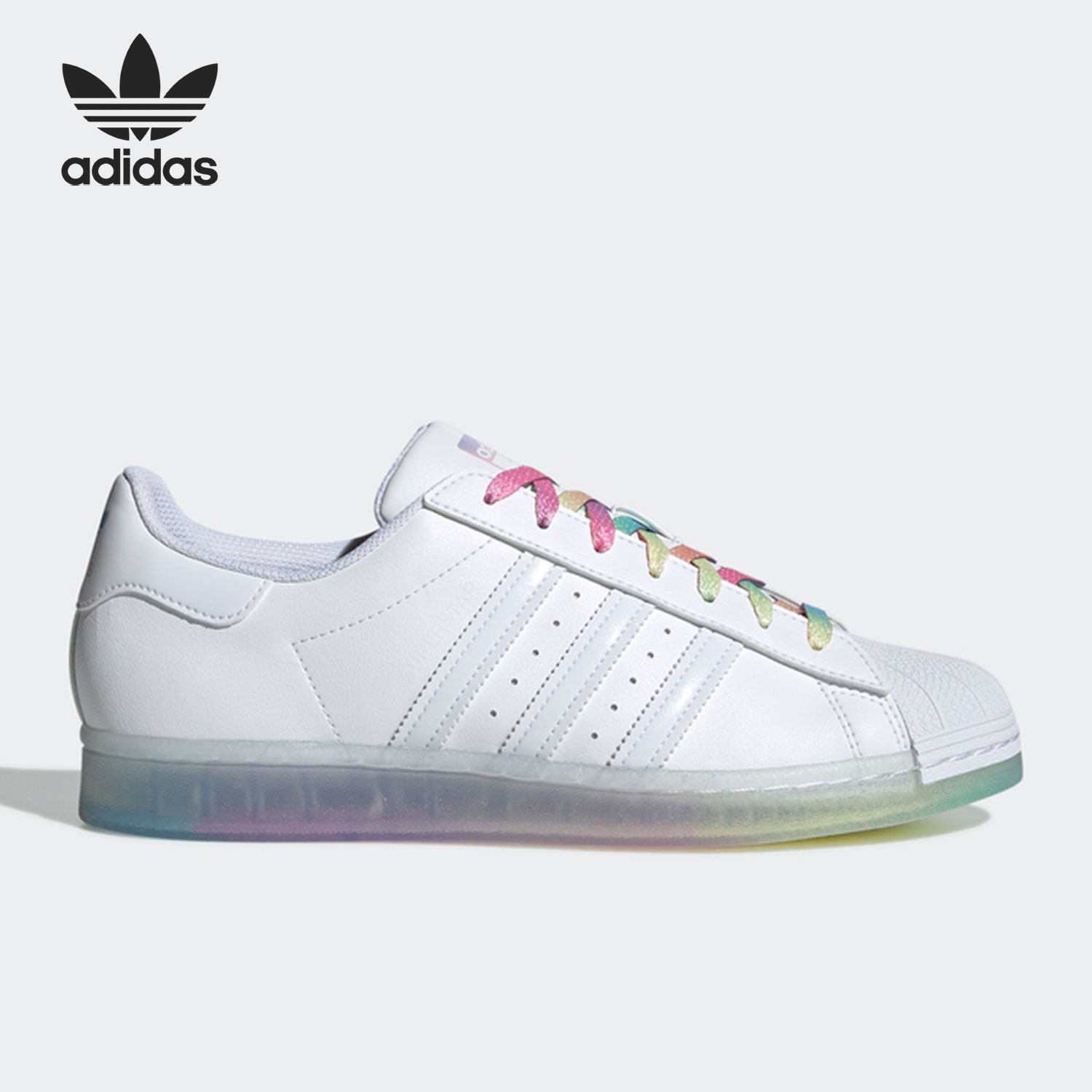 Adidas/阿迪达斯正品三叶草SUPERSTAR男女贝壳头板鞋GW9682