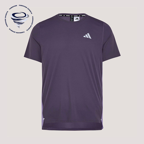 Adidas/阿迪达斯正品春季男士跑步训练经典透气圆领短袖T恤KZ5038