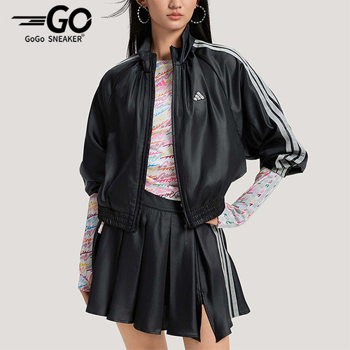 Adidas/阿迪达斯正品DCE WV SL JKT女士时尚立领梭织夹克KS0039