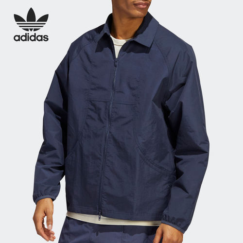 Adidas/阿迪达斯正品 COACH 三叶草男子运动夹克外套 HA1283