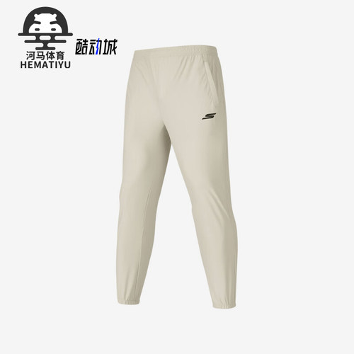 Skechers/斯凯奇正品新款男士防紫外线运动休闲透气针织长裤