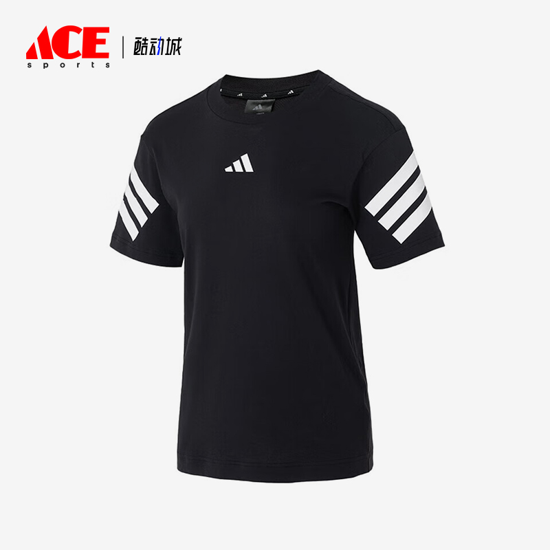 Adidas/阿迪达斯正品W FI 3S TEE女士经典训练套头短袖T恤JE0237