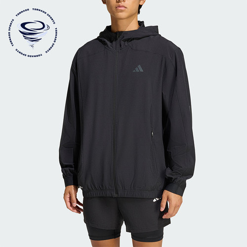 Adidas/阿迪达斯正品TECHESS TRACK-T男士健身训练夹克外套KQ7481