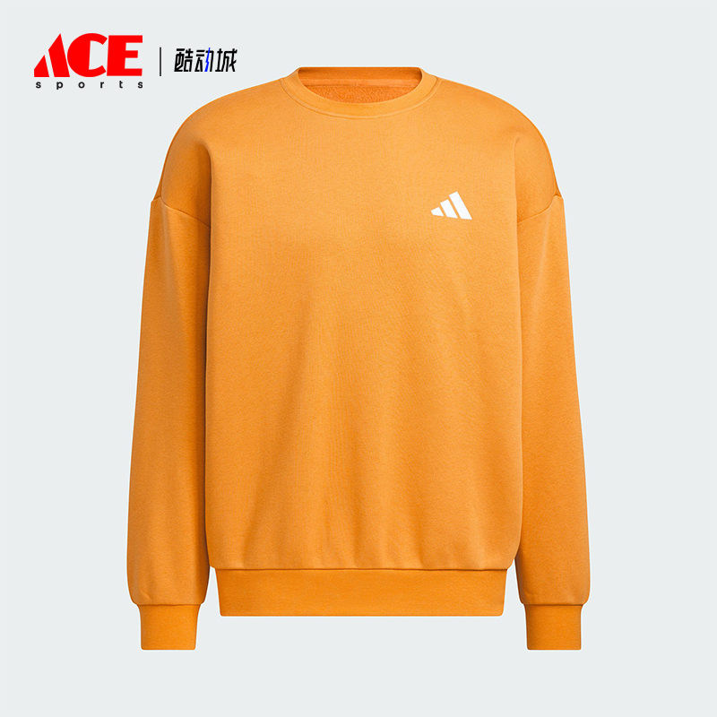 Adidas/阿迪达斯正品春秋男女透气长袖圆领时尚针织卫衣KF5248