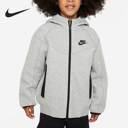 Nike/耐克正品Sportswear 小童运动全长拉链连帽衫FV5995-063