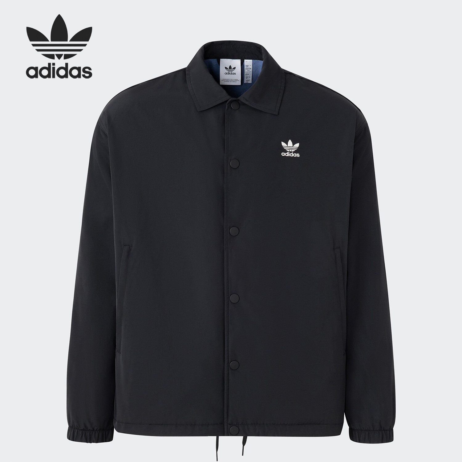 Adidas/阿迪达斯正品三叶草男子时尚宽松抓绒运动外套IY5384