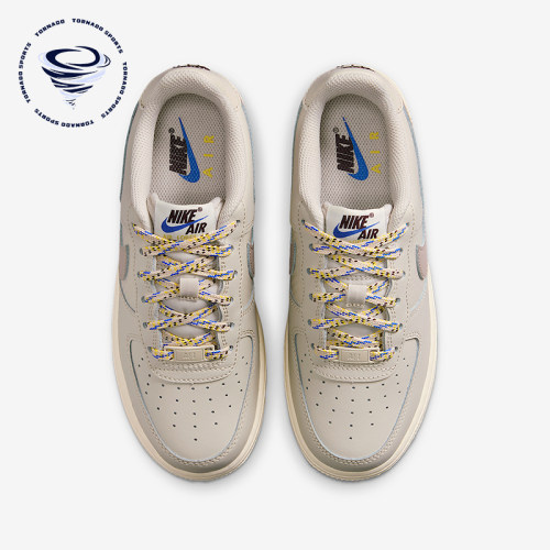 Nike/耐克正品Air Force 1 GS女子大童运动轻便板鞋HQ1907-100