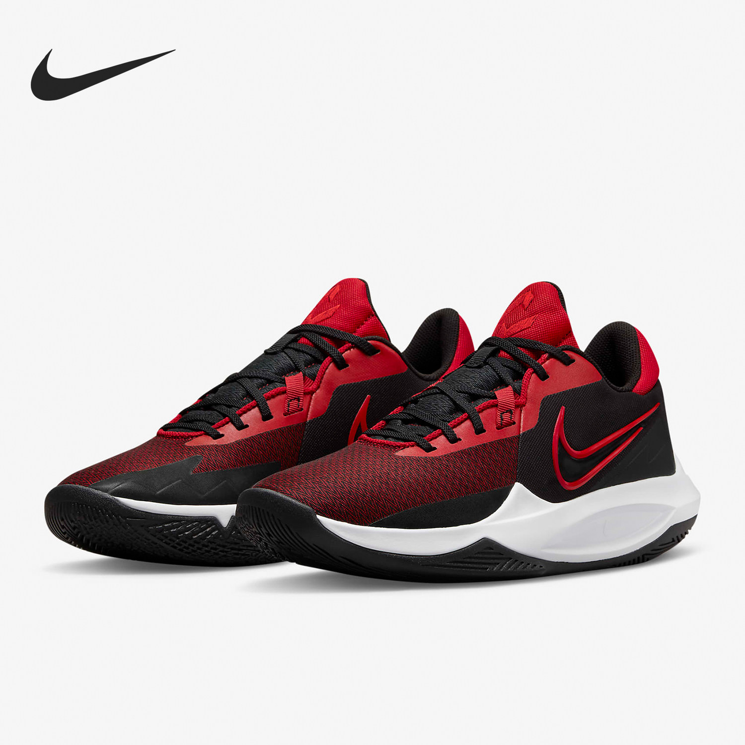 Nike/耐克正品PRECISION 6男士低帮透气实战篮球鞋DD9535-002