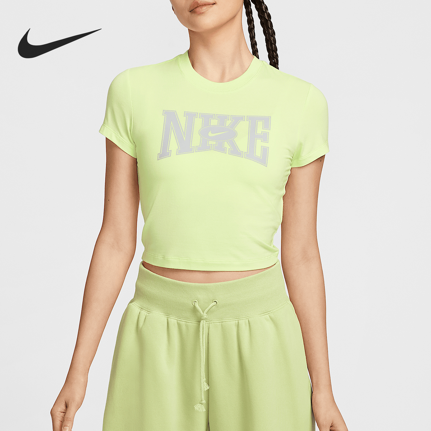 Nike/耐克官方正品Sportswear女士简约修身透气耐穿T恤HQ1710-360