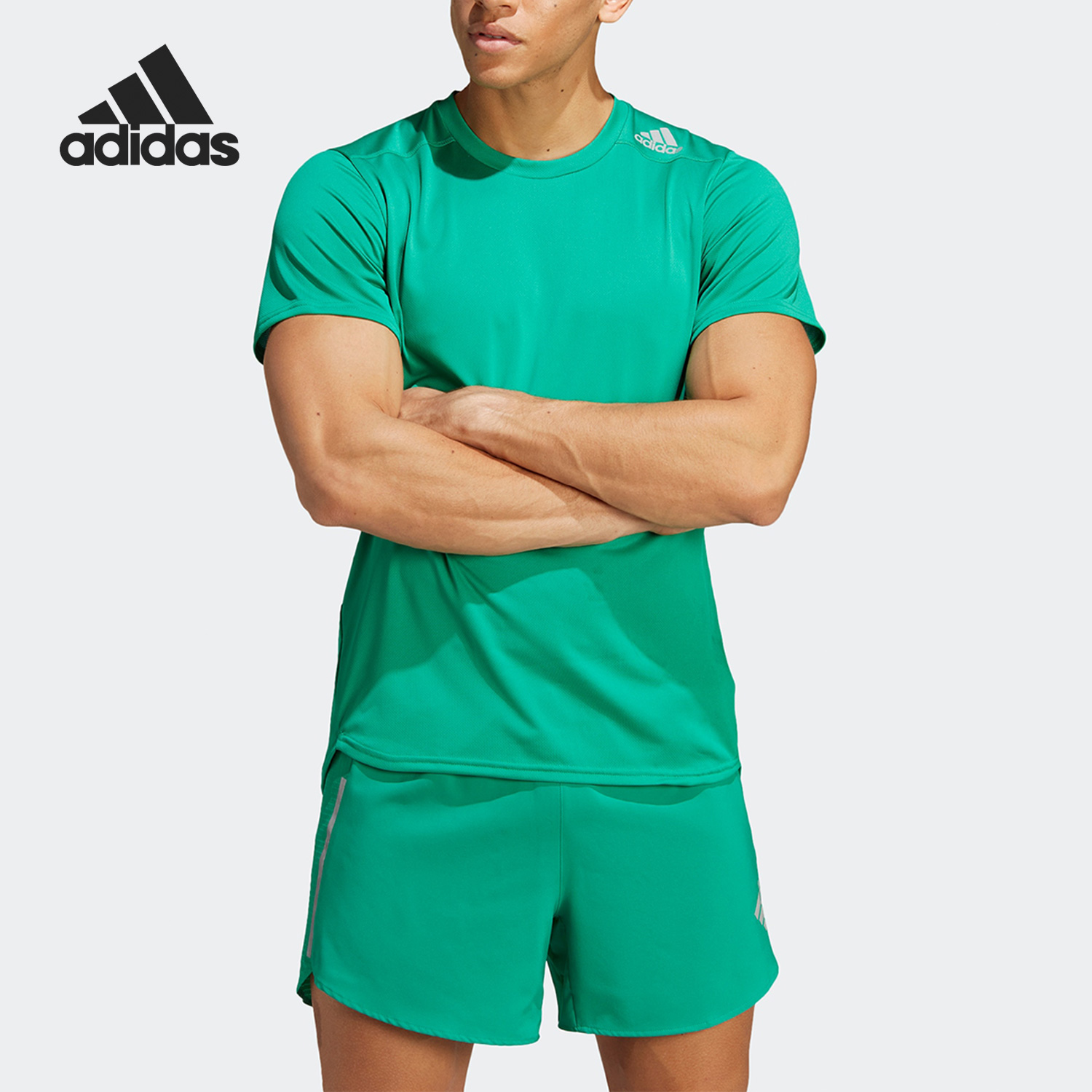 Adidas/阿迪达斯正品 D4R TEE MEN男子跑步运动短袖T恤IB8942