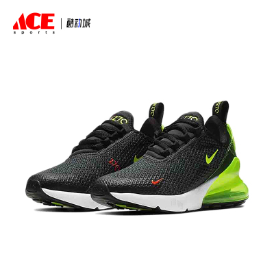 Nike/耐克正品AirMax270新款女黑黄色经典厚底鞋跑步鞋AV5141-001