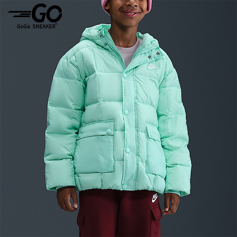 Nike/耐克正品2025冬季Premium大童保暖简约运动羽绒服IQ6136-353