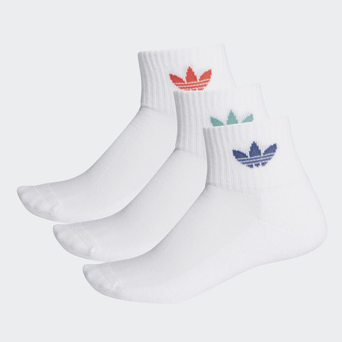 Adidas/阿迪达斯正品春季三叶草男女运动袜子 FM0642 FM0643