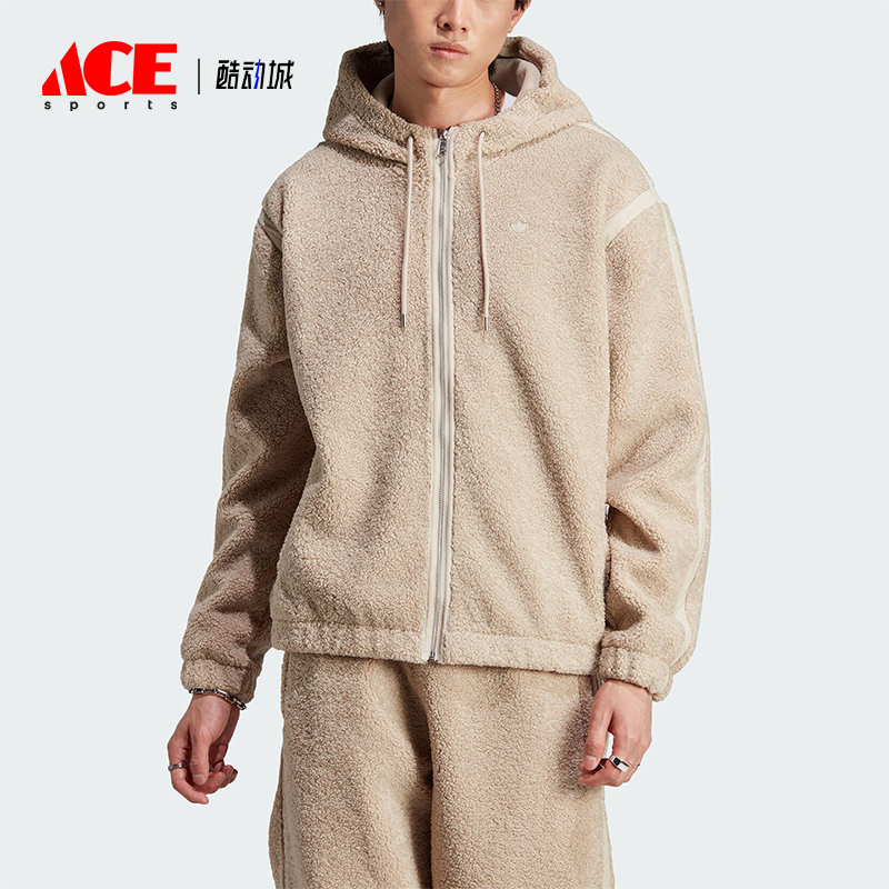 阿迪达斯男士休闲保暖外套