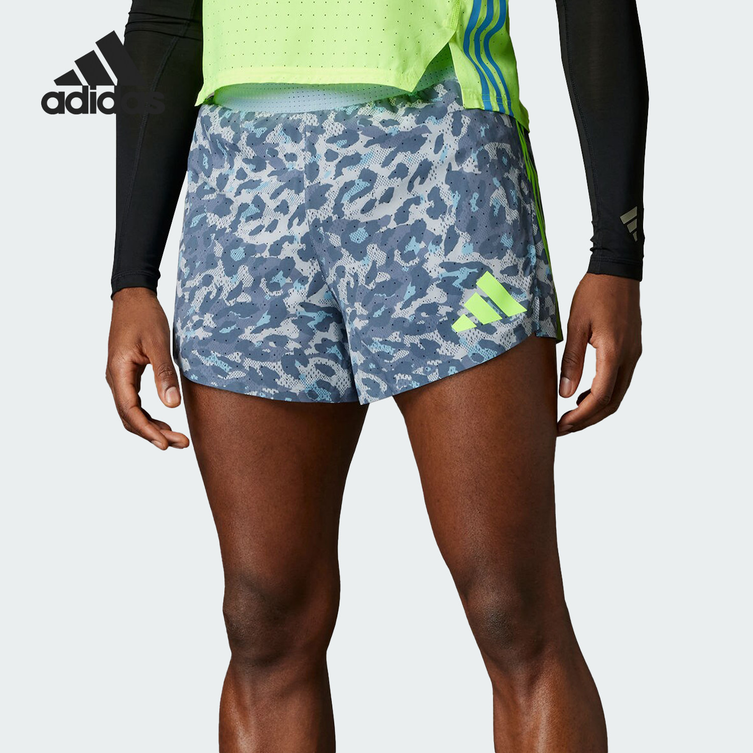 Adidas/阿迪达斯正品 RTR SHORT 男士修身跑步运动短裤IT8860