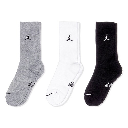 耐克运动袜AJ袜长筒袜JORDAN速干跑步健身篮球训练袜3双装DX9632
