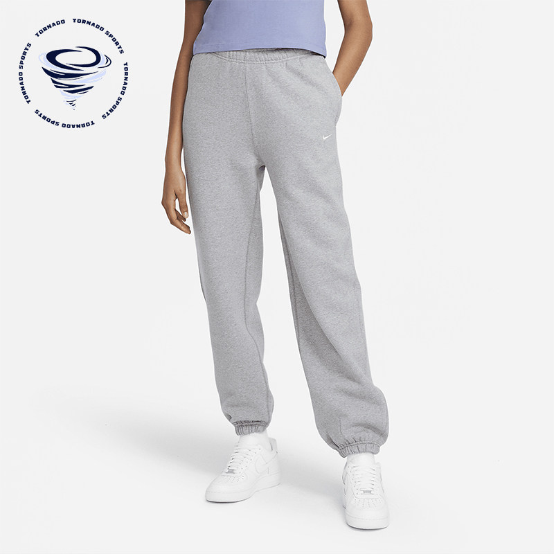Nike/耐克正品春秋女士透气刺绣束脚针织休闲运动裤CW5565-063
