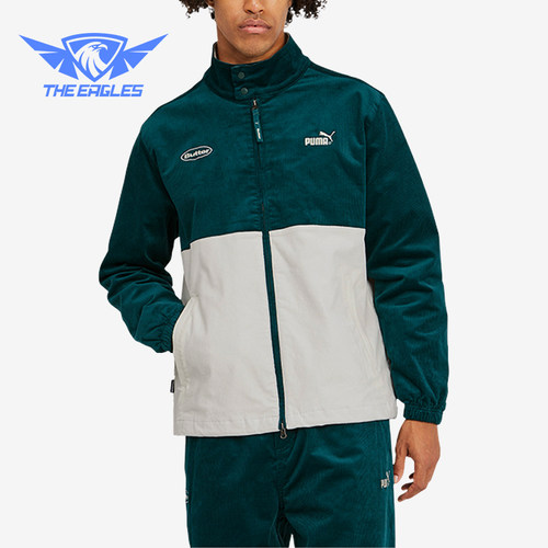 Puma/彪马正品2025男士·落肩复古立领刺绣运动夹克外套532436-40